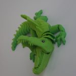 Фигурка «Дракон» (подвижная, механизм челюсти, ручная сборка / под заказ) — изображение 1