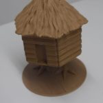 Декоративная миниатюра «Избушка на ножках» — изображение 1