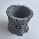 Декоративный домик-пень (подставка / мини-кашпо / фигурка) — изображение 2